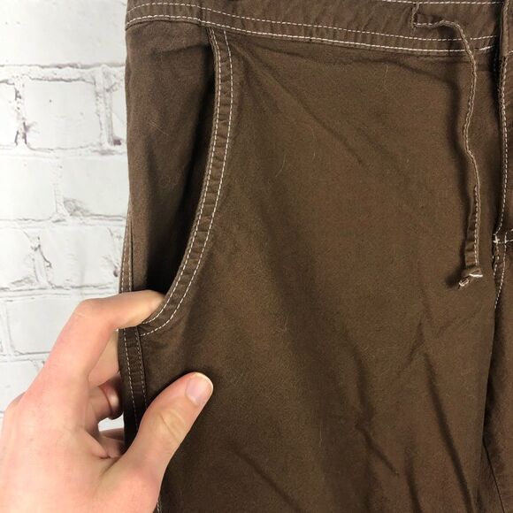 Prana Brown Capri Pants Women's Sz Small - Picture 4 of 13